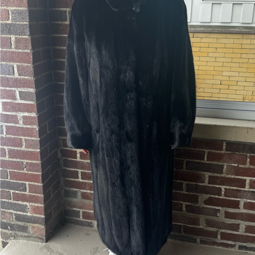 Luxurious 48” Full Length Ranch Mink Coat